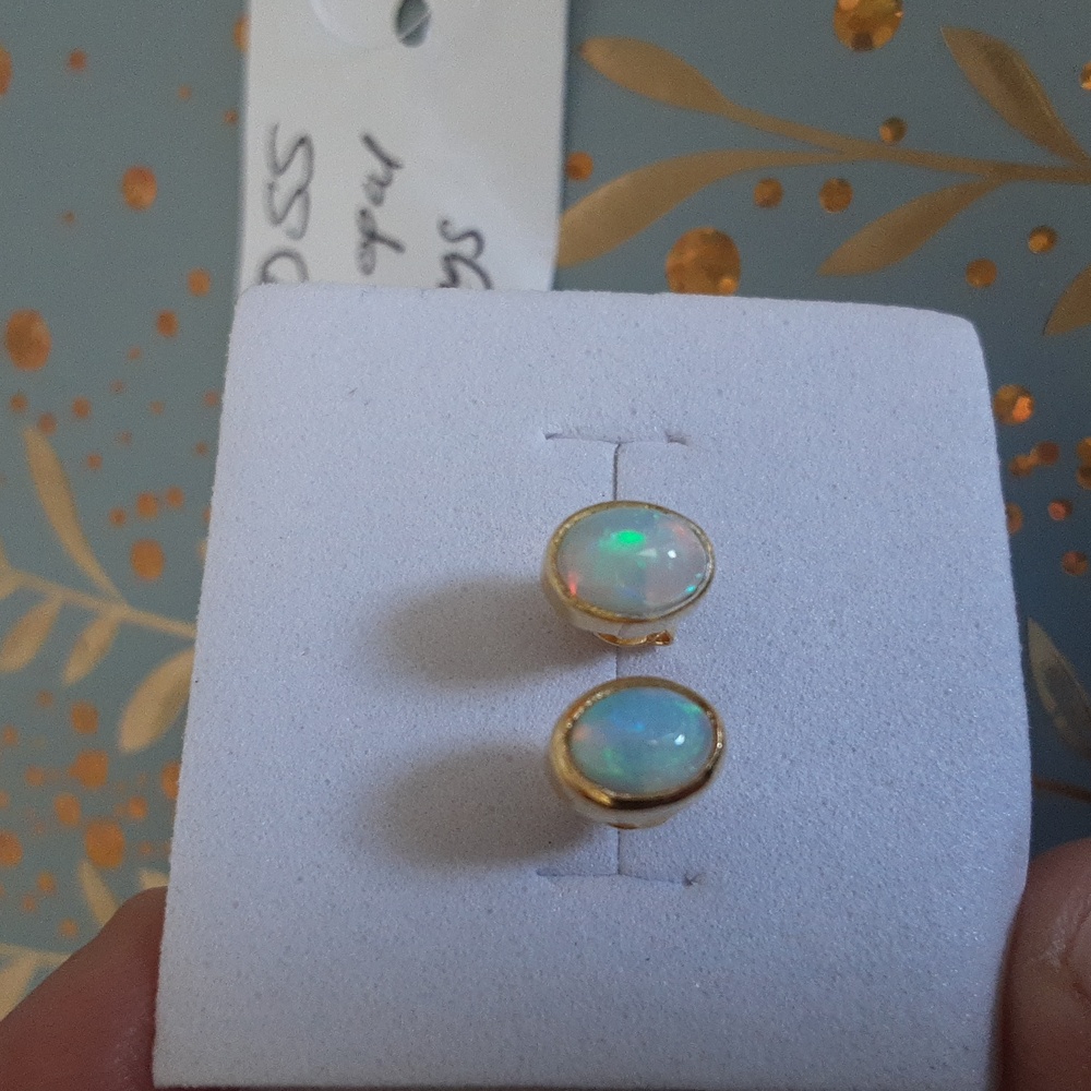 COPY - Welo opal earrings - Picture 2 of 7